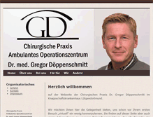 Tablet Screenshot of dr-doeppenschmitt.de